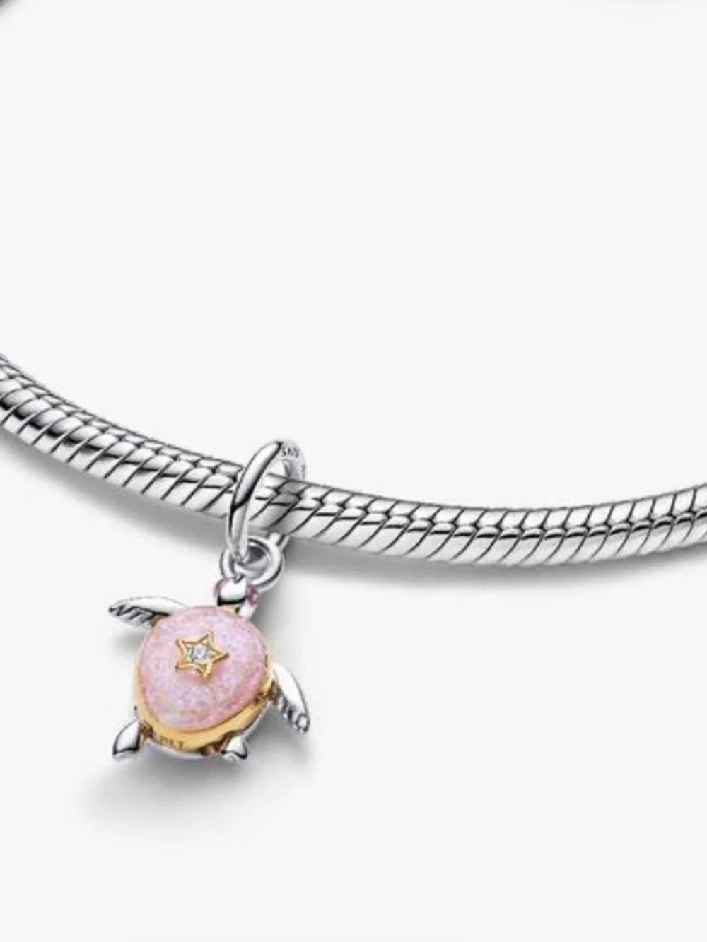 Pandora 2026 Pink Sea Turtle Charm-NEW